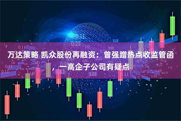 万达策略 凯众股份再融资：曾强蹭热点收监管函，一高企子公司有疑点